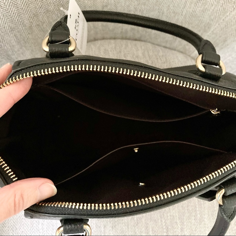 Coach Elise Satchel Pebble Leather Crossbody Shoulder Bag - Picture 12 of 14
